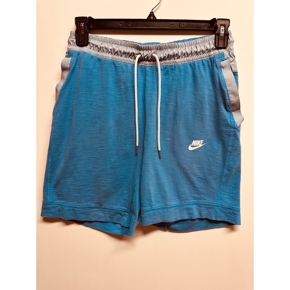Nike Men's Sportswear Modern Essential Lightweight Blue Shorts Size Medium